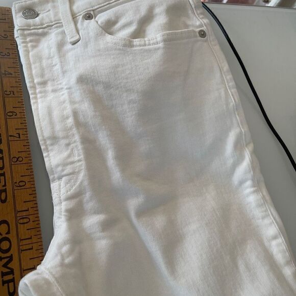 Madewell Women's White Mid-Rise Perfect Vintage Straight Tile Jeans Size 28 - Picture 7 of 9